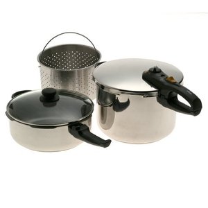 Fagor Duo Combi 5-Piece Pressure Cooker Set