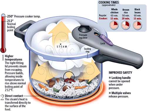 Cooking with Pressure Cooker